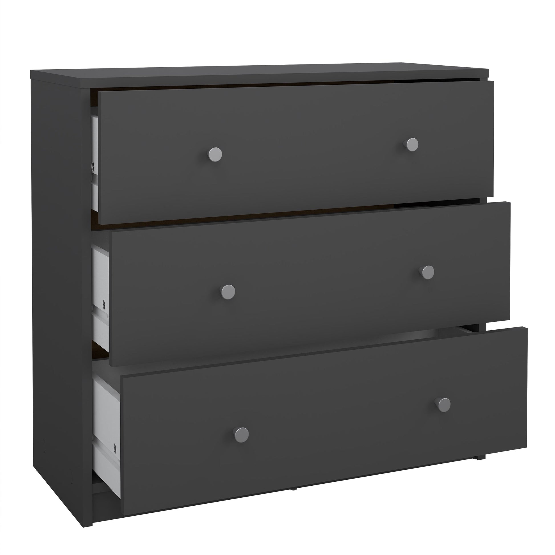 Cote | Furniture May Chest of Drawers, 3 Drawer - Grey May, Chest of Drawers 70870332cn