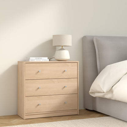 Cote | Furniture May Chest of Drawers, 3 Drawer - Oak May, Chest of Drawers 70870332hl