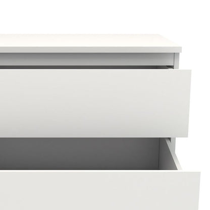 Cote | Furniture Nova Chest of Drawers, Narrow 5 Drawers - White Nova, Chest of Drawers 7097109649