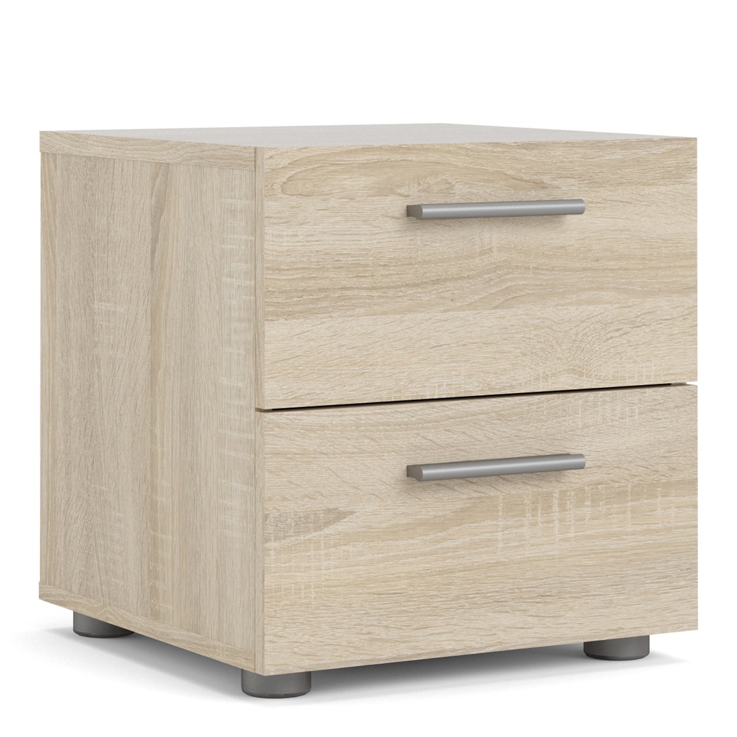 Cote | Furniture Pepe Bedside Table, 2 Drawer - Oak Pepe, Bedside Tables 71070070ak