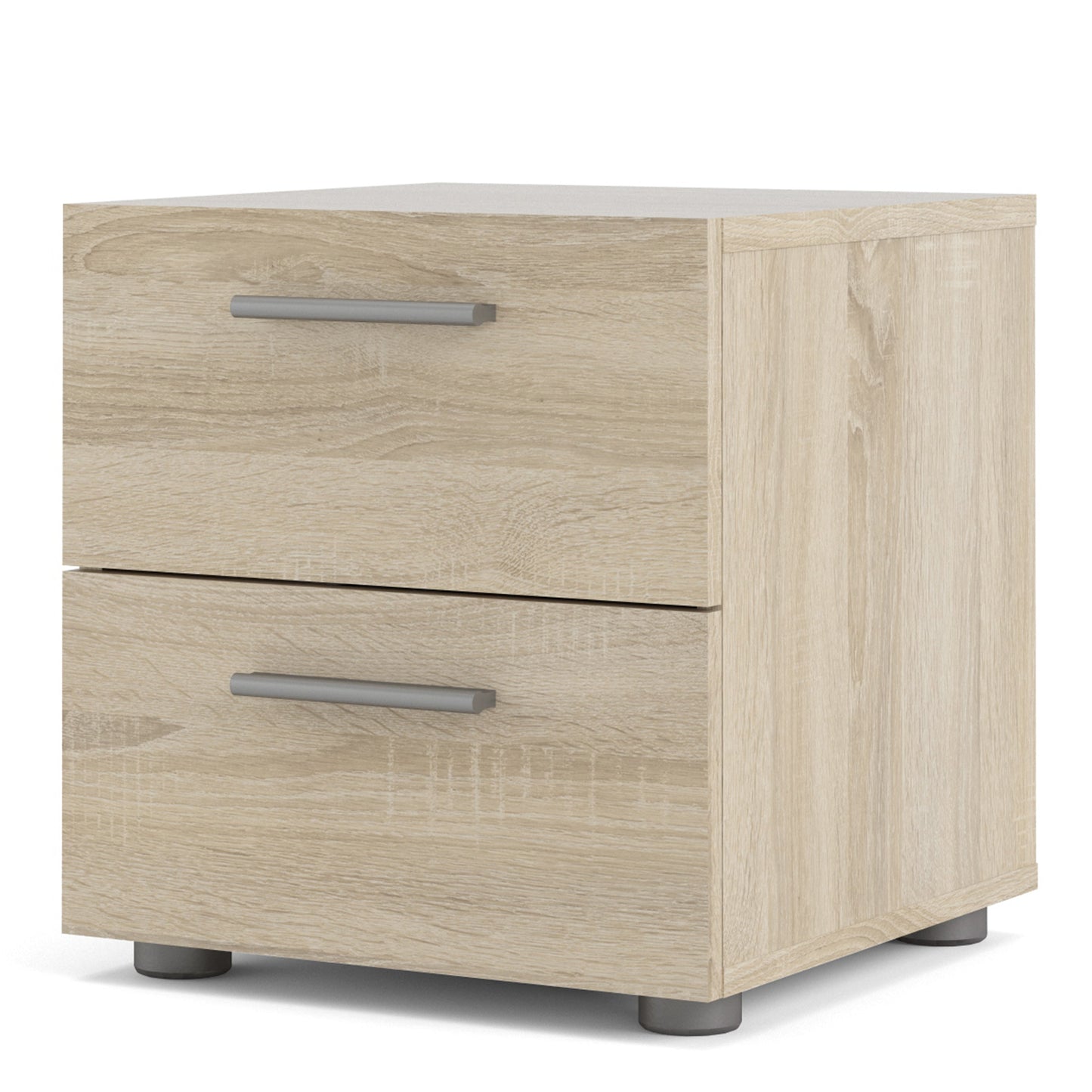 Cote | Furniture Pepe Bedside Table, 2 Drawer - Oak Pepe, Bedside Tables 71070070ak