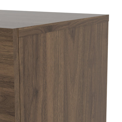 Cote | Furniture Pepe Bedside Table, 2 Drawers - Walnut Pepe, Bedside Tables 71070070dj