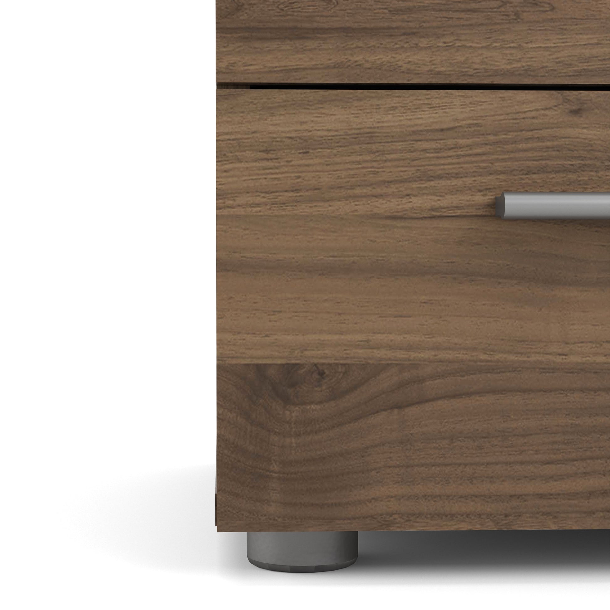 Cote | Furniture Pepe Bedside Table, 2 Drawers - Walnut Pepe, Bedside Tables 71070070dj