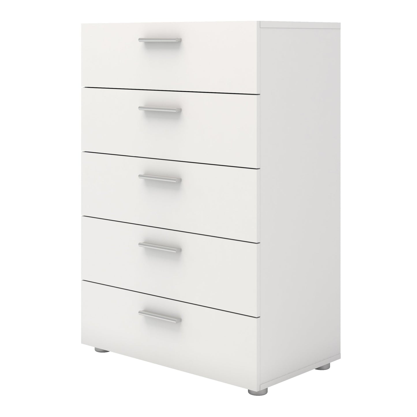 Cote | Furniture Pepe Chest of Drawers, 5 Drawers - White Pepe, Chest of Drawers 7107007249