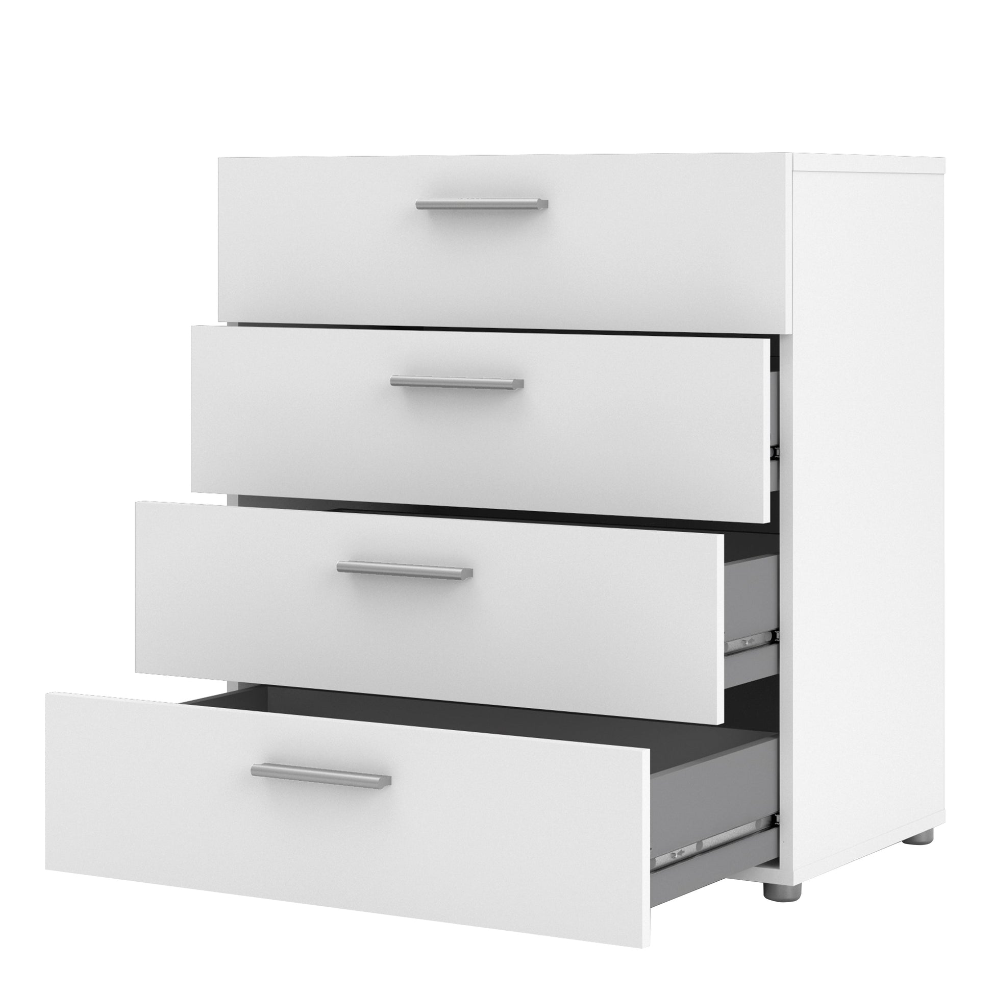 Cote | Furniture Pepe Chest of Drawers, 4 Drawers - White Pepe, Chest of Drawers 710705054949