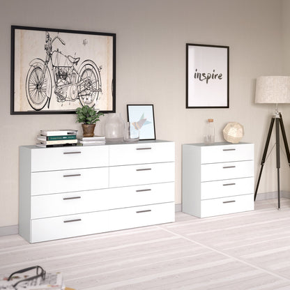 Cote | Furniture Pepe Chest of Drawers, 4 Drawers - White Pepe, Chest of Drawers 710705054949