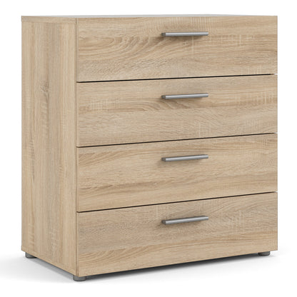 Cote | Furniture Pepe Chest of Drawers, 4 Drawer - Oak Pepe, Chest of Drawers 71070505akak