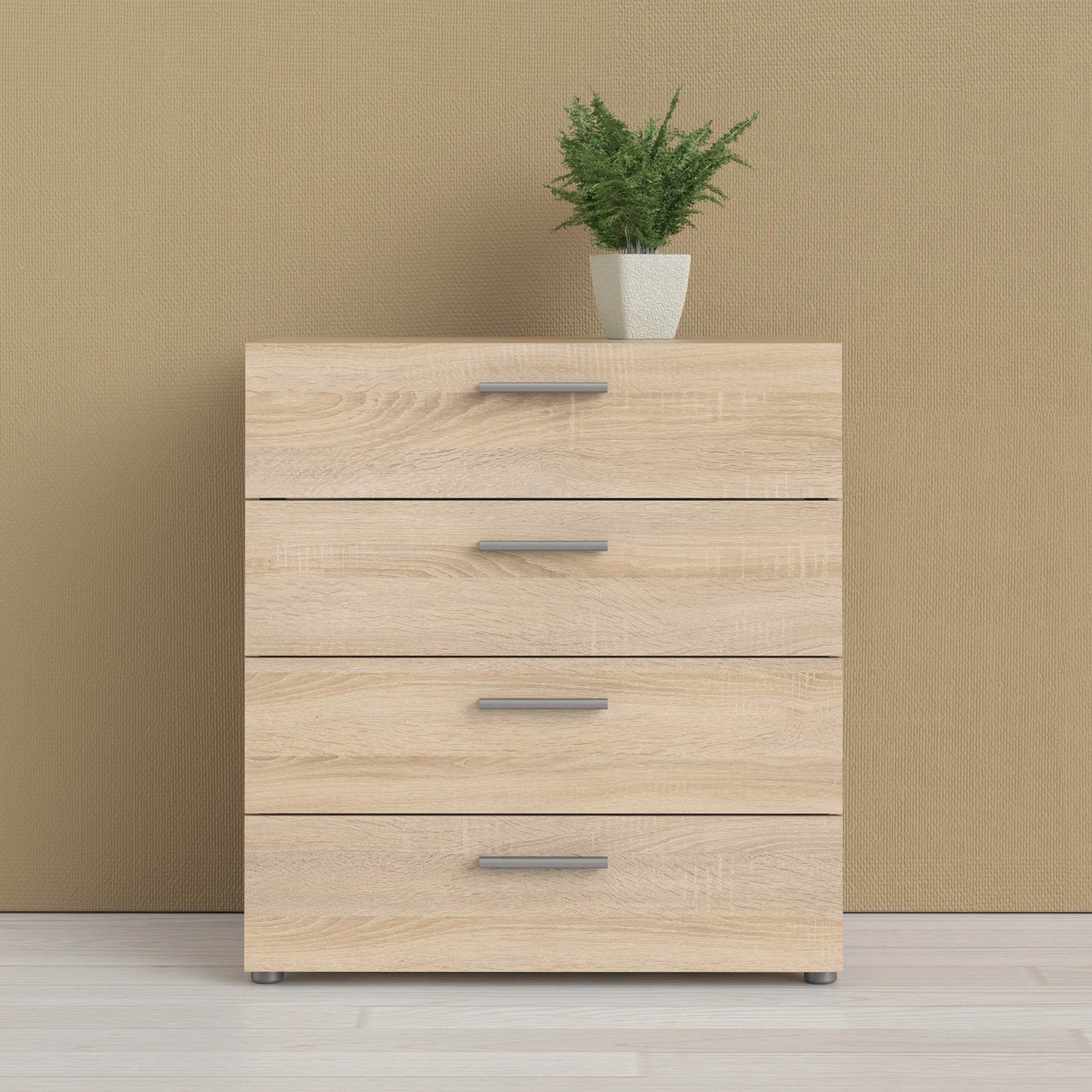 Cote | Furniture Pepe Chest of Drawers, 4 Drawer - Oak Pepe, Chest of Drawers 71070505akak