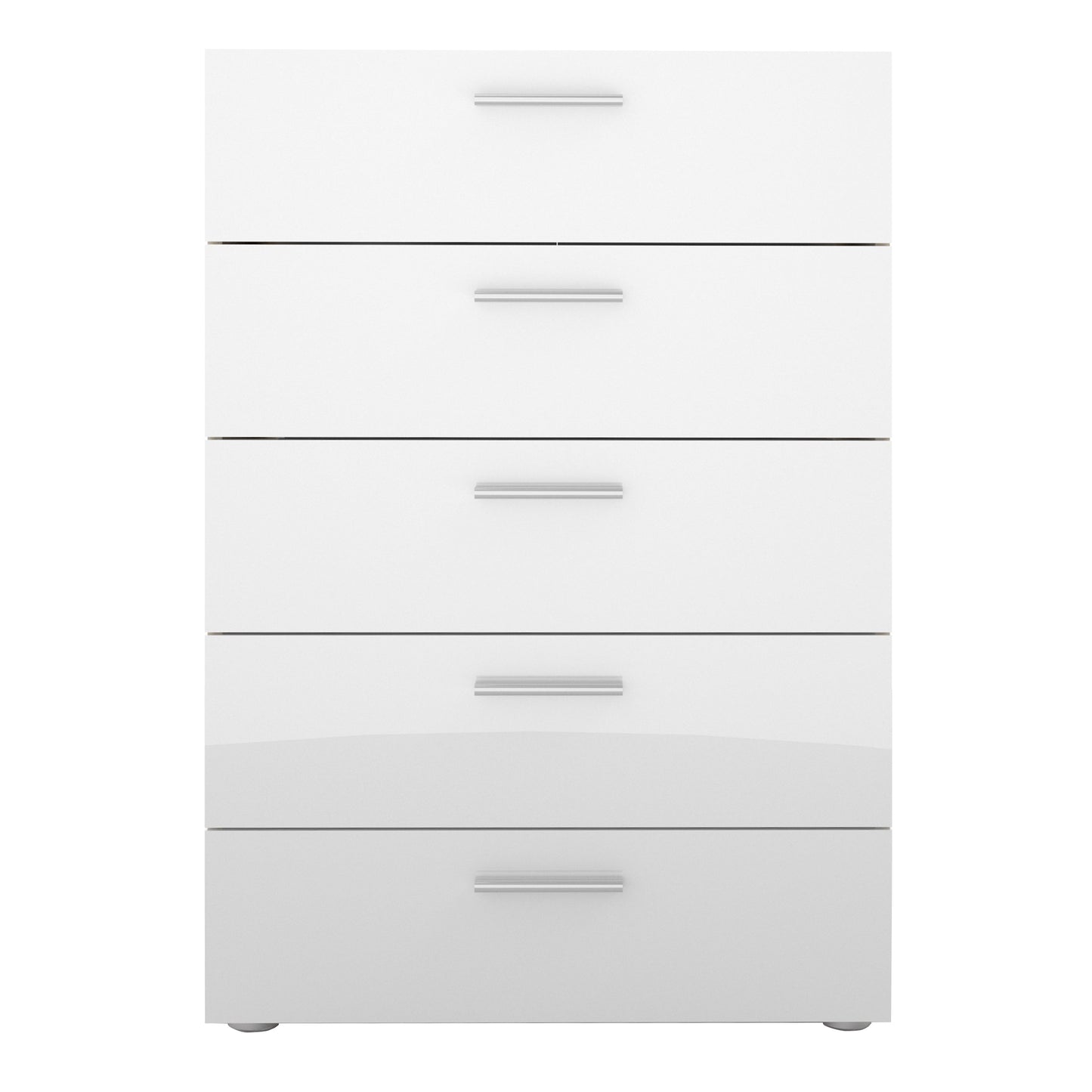 Cote | Furniture Pepe Chest of Drawers, 5 Drawer - Oak & White Pepe, Chest of Drawers 71070508akuu