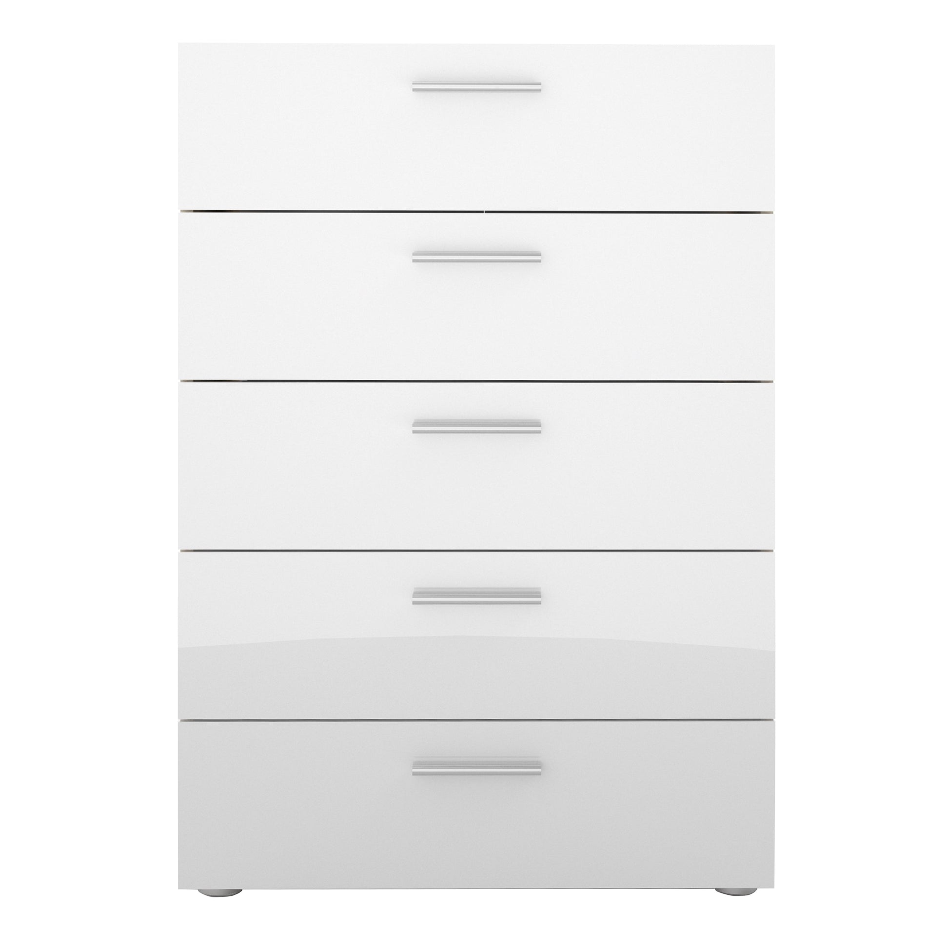 Cote | Furniture Pepe Chest of Drawers, 5 Drawer - Oak & White Pepe, Chest of Drawers 71070508akuu