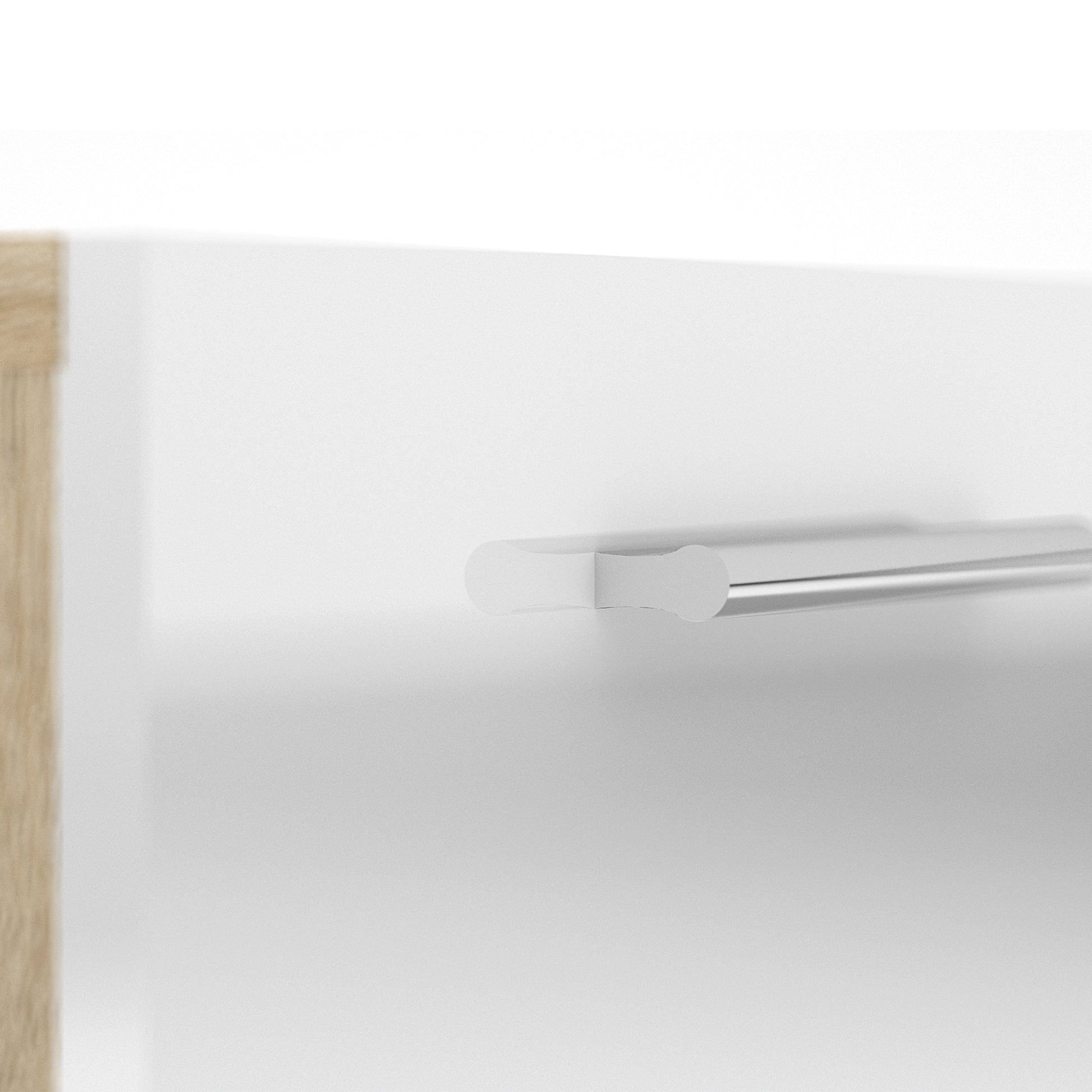 Cote | Furniture Pepe Chest of Drawers, 5 Drawer - Oak & White Pepe, Chest of Drawers 71070508akuu