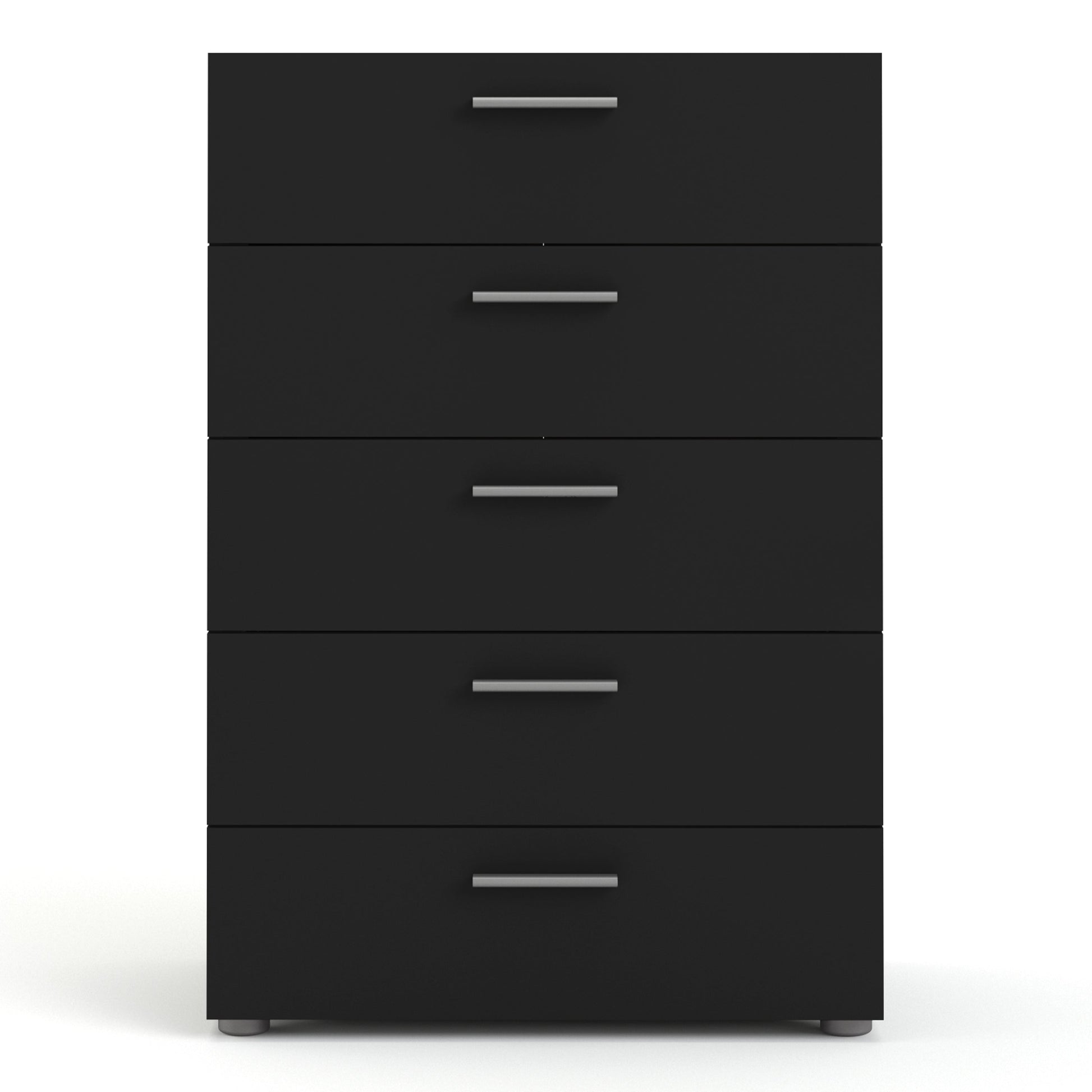 Cote | Furniture Pepe Chest of Drawers, 5 Drawer - Black Pepe, Chest of Drawers 71070508gmgm