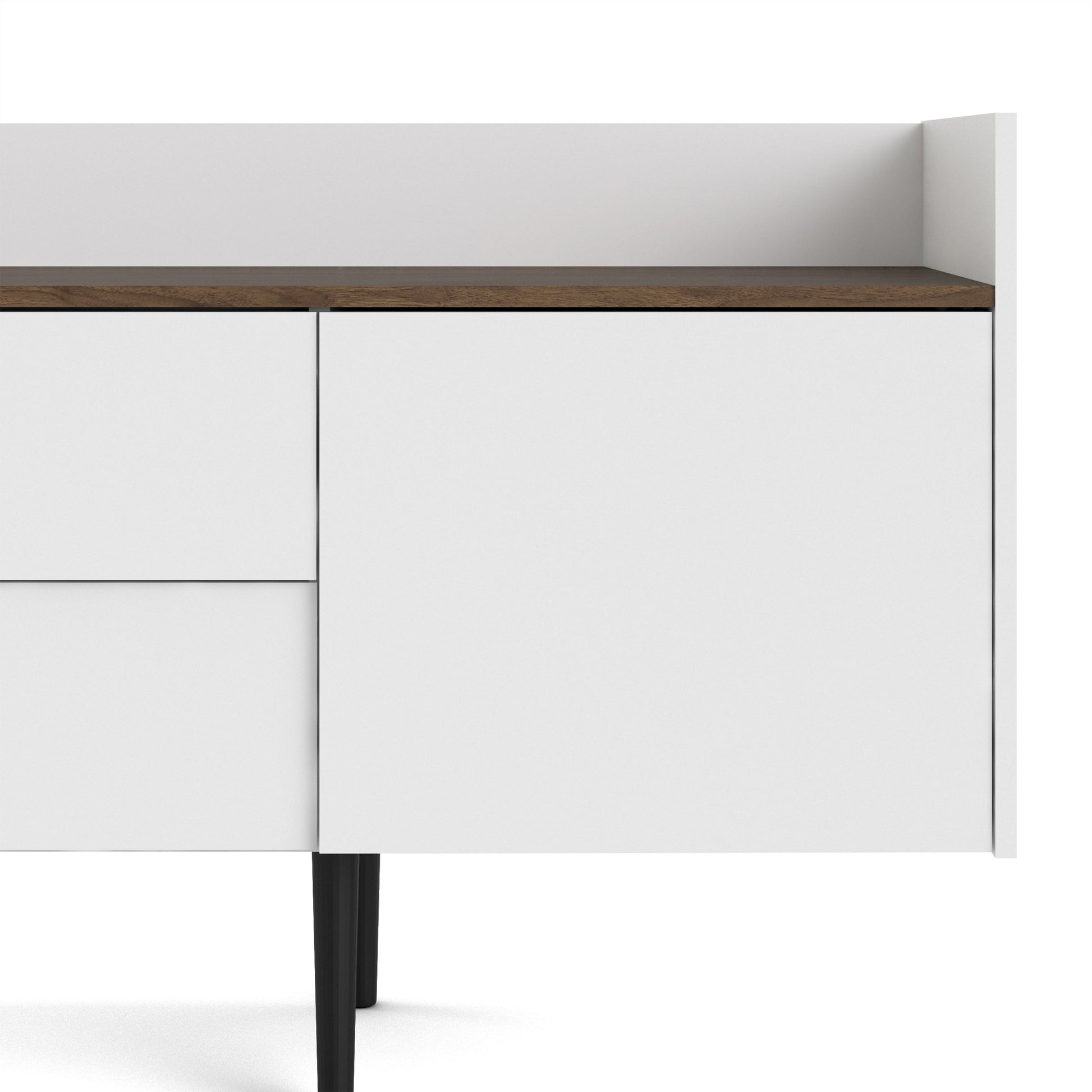 Cote | Furniture Unit Sideboard, 2 Drawer + 3 Door - White & Walnut Unit, Sideboards 7137090049dj