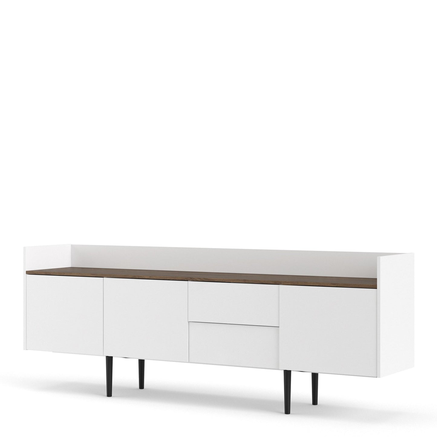 Cote | Furniture Unit Sideboard, 2 Drawer + 3 Door - White & Walnut Unit, Sideboards 7137090049dj