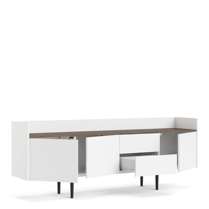 Cote | Furniture Unit Sideboard, 2 Drawer + 3 Door - White & Walnut Unit, Sideboards 7137090049dj