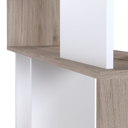 Cote | Furniture Maze Open Bookcase 4 Shelves - Oak & White Maze, Bookcases 71471735hl49