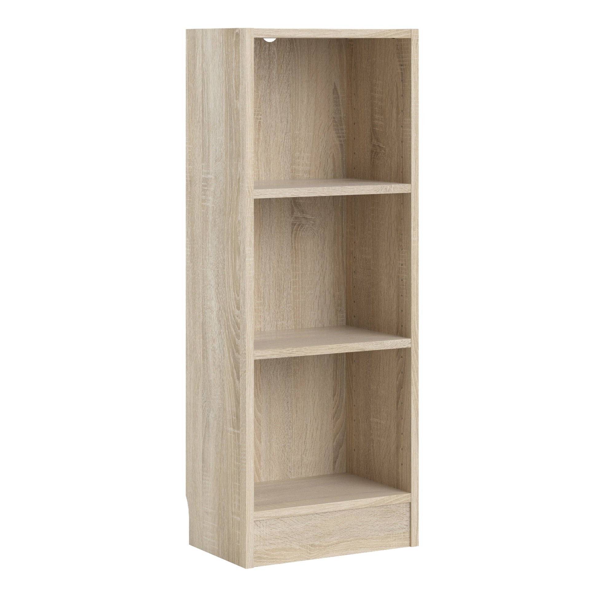 Cote | Furniture Basic Bookcase, Low Narrow (2 Shelves) - Oak Basic, Bookcases 71871774ak