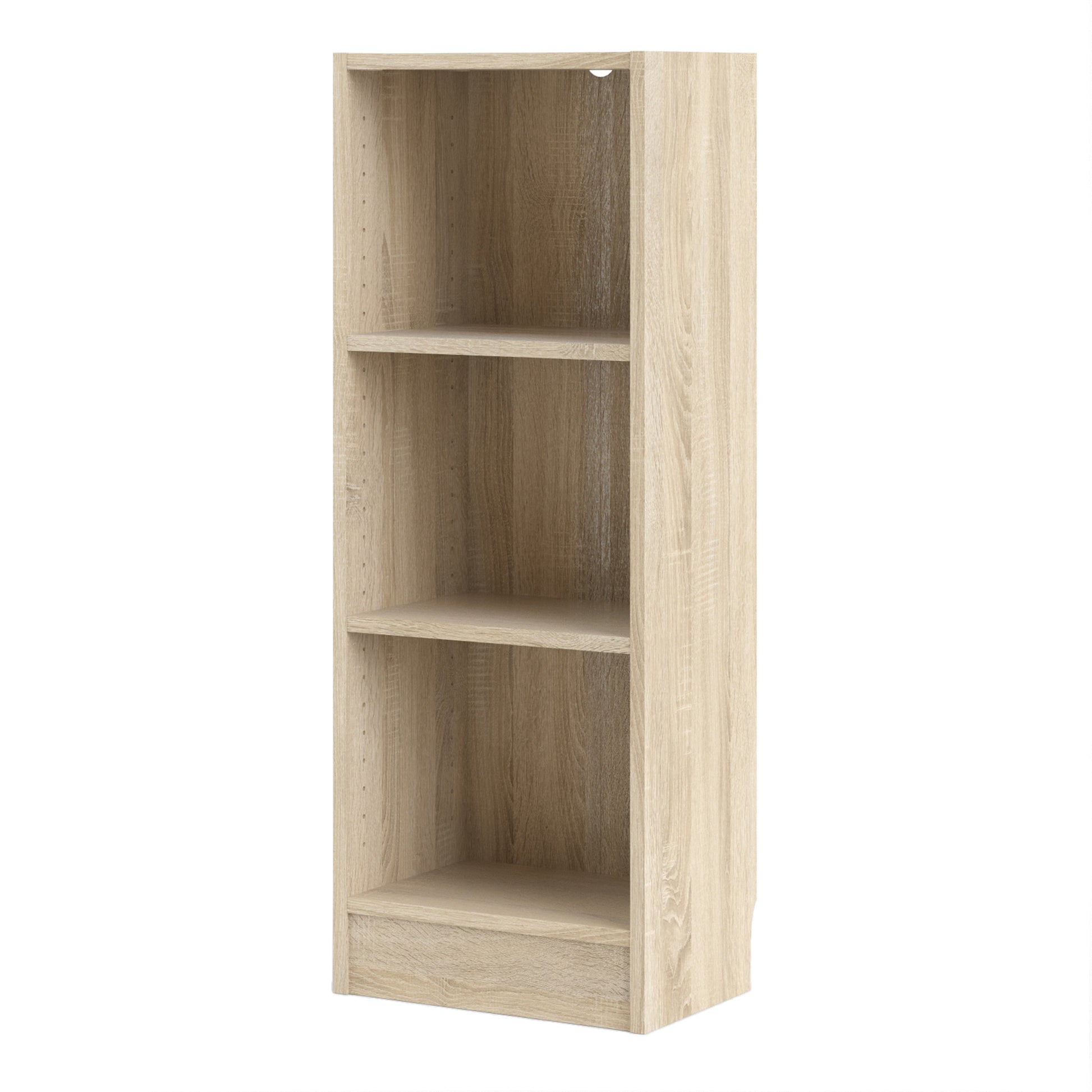 Cote | Furniture Basic Bookcase, Low Narrow (2 Shelves) - Oak Basic, Bookcases 71871774ak