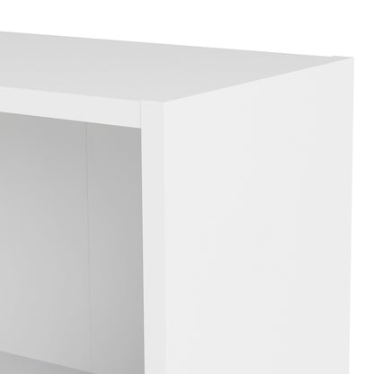 Cote | Furniture Basic Bookcase, Low Wide (2 Shelves) - White Basic, Bookcases 7187177649