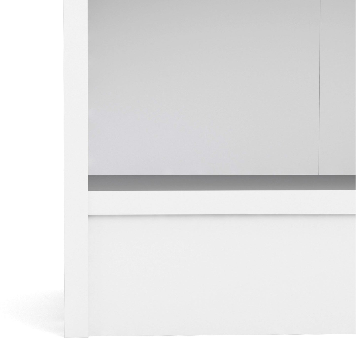 Cote | Furniture Basic Bookcase, Low Wide (2 Shelves) - White Basic, Bookcases 7187177649