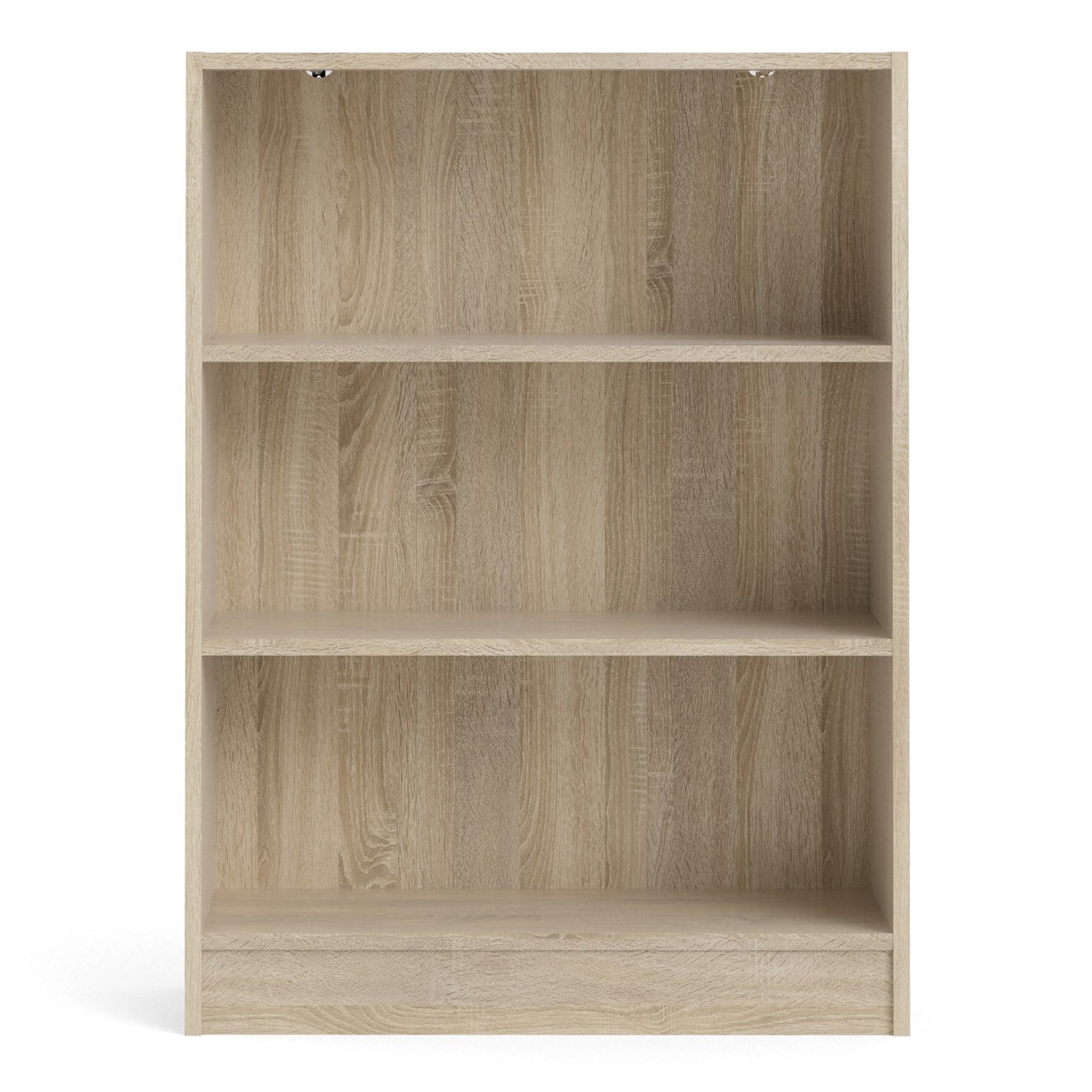 Cote | Furniture Basic Bookcase, Low Wide (2 Shelves) - Oak Basic, Bookcases 71871776ak