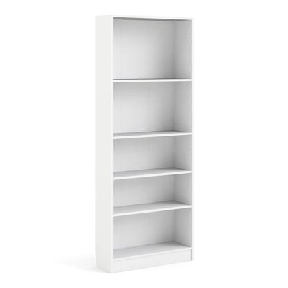 Cote | Furniture Basic Bookcase, Tall Wide (4 Shelves) - White Basic, Bookcases 7187177749