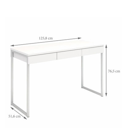 Cote | Furniture Function Plus Desk, 3 Drawers - White Function Plus, Office Desks 7198010649