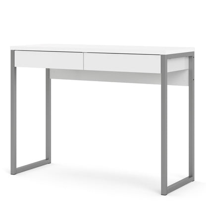 Cote | Furniture Function Plus Desk, 2 Drawer - White Function Plus, Office Desks 71980122uu