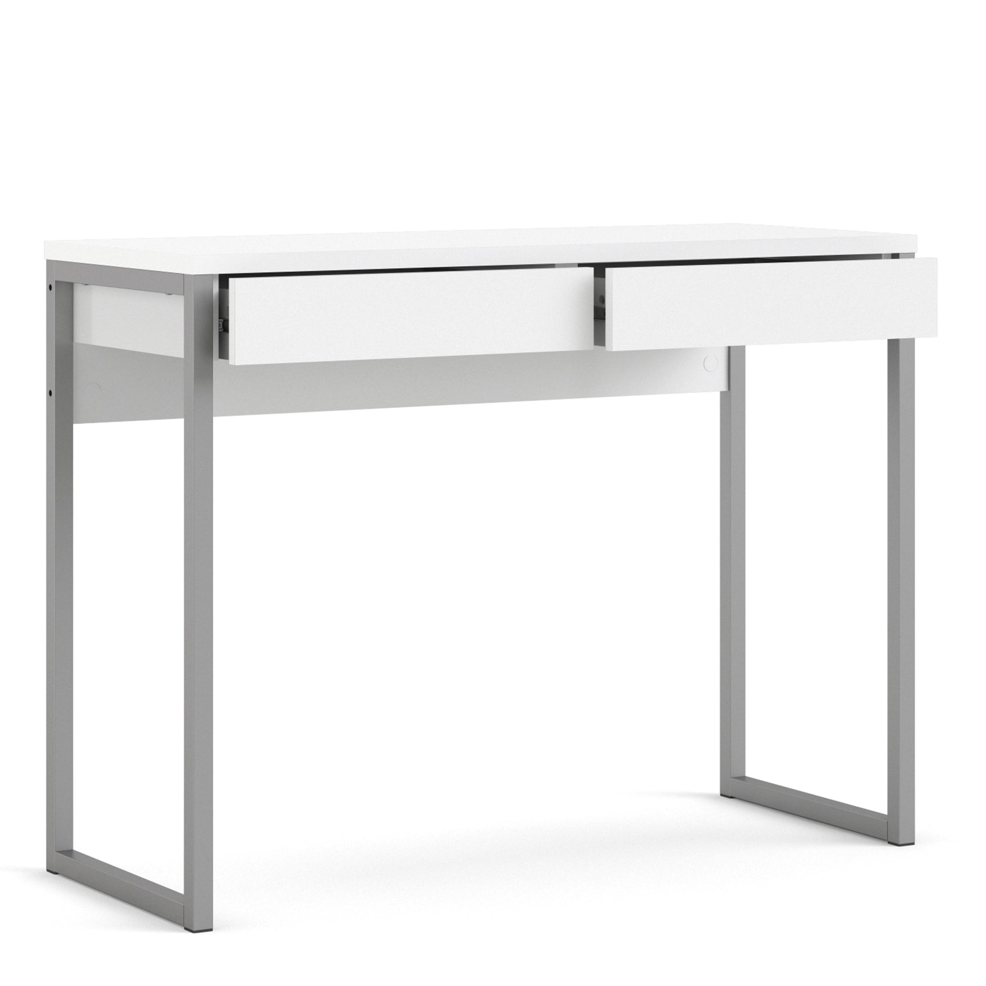 Cote | Furniture Function Plus Desk, 2 Drawer - White Function Plus, Office Desks 71980122uu