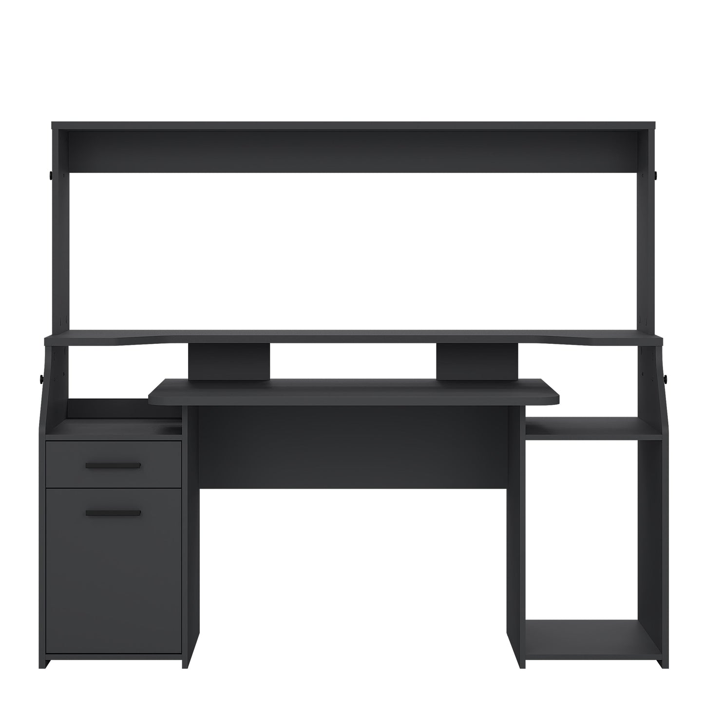 Cote | Furniture Function Plus, Gaming Desk, 1 Door + 1 Drawer - Black Function Plus, Gaming Furniture 71980368igig