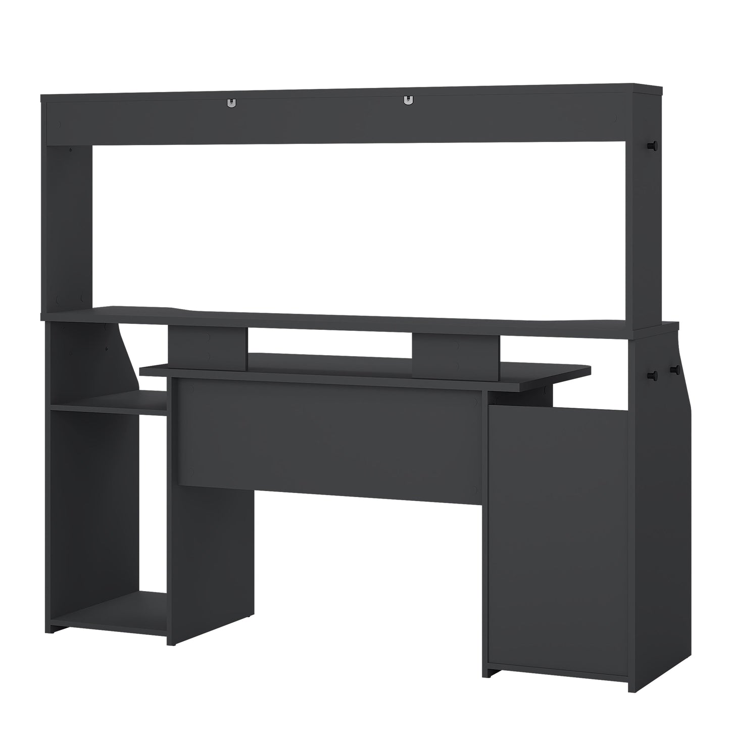 Cote | Furniture Function Plus, Gaming Desk, 1 Door + 1 Drawer - Black Function Plus, Gaming Furniture 71980368igig