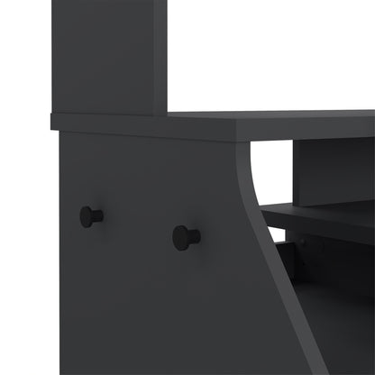 Cote | Furniture Function Plus, Gaming Desk, 1 Door + 1 Drawer - Black Function Plus, Gaming Furniture 71980368igig