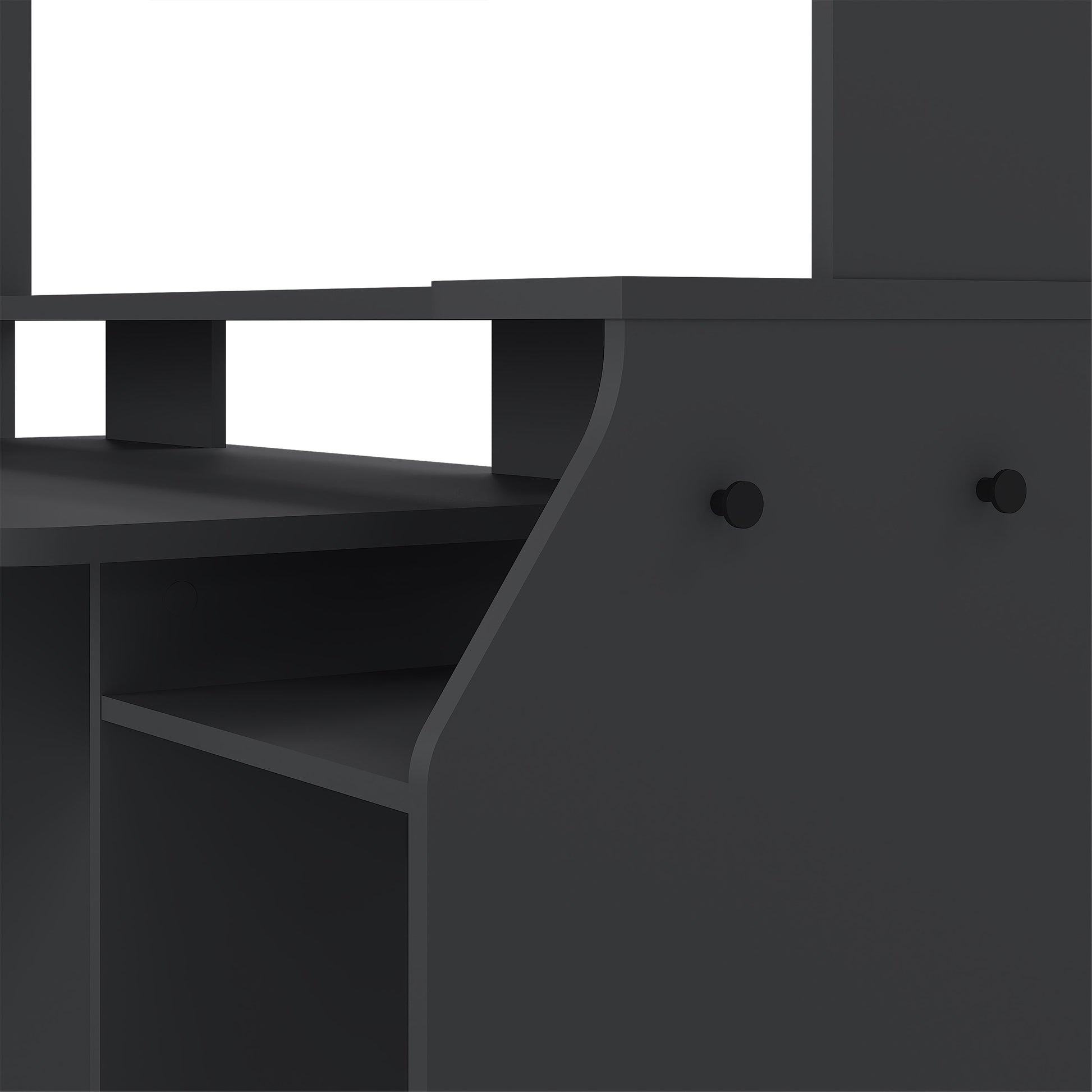 Cote | Furniture Function Plus, Gaming Desk, 1 Door + 1 Drawer - Black Function Plus, Gaming Furniture 71980368igig