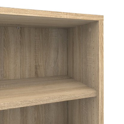 Cote | Furniture Prima Bookcase, 2 Shelves, 2 Drawers + 2 Doors - Oak Prima, Bookcases 7208042025ak