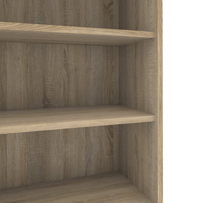 Cote | Furniture Prima Bookcase, 2 Shelves, 2 Drawers + 2 Doors - Oak Prima, Bookcases 7208042025ak