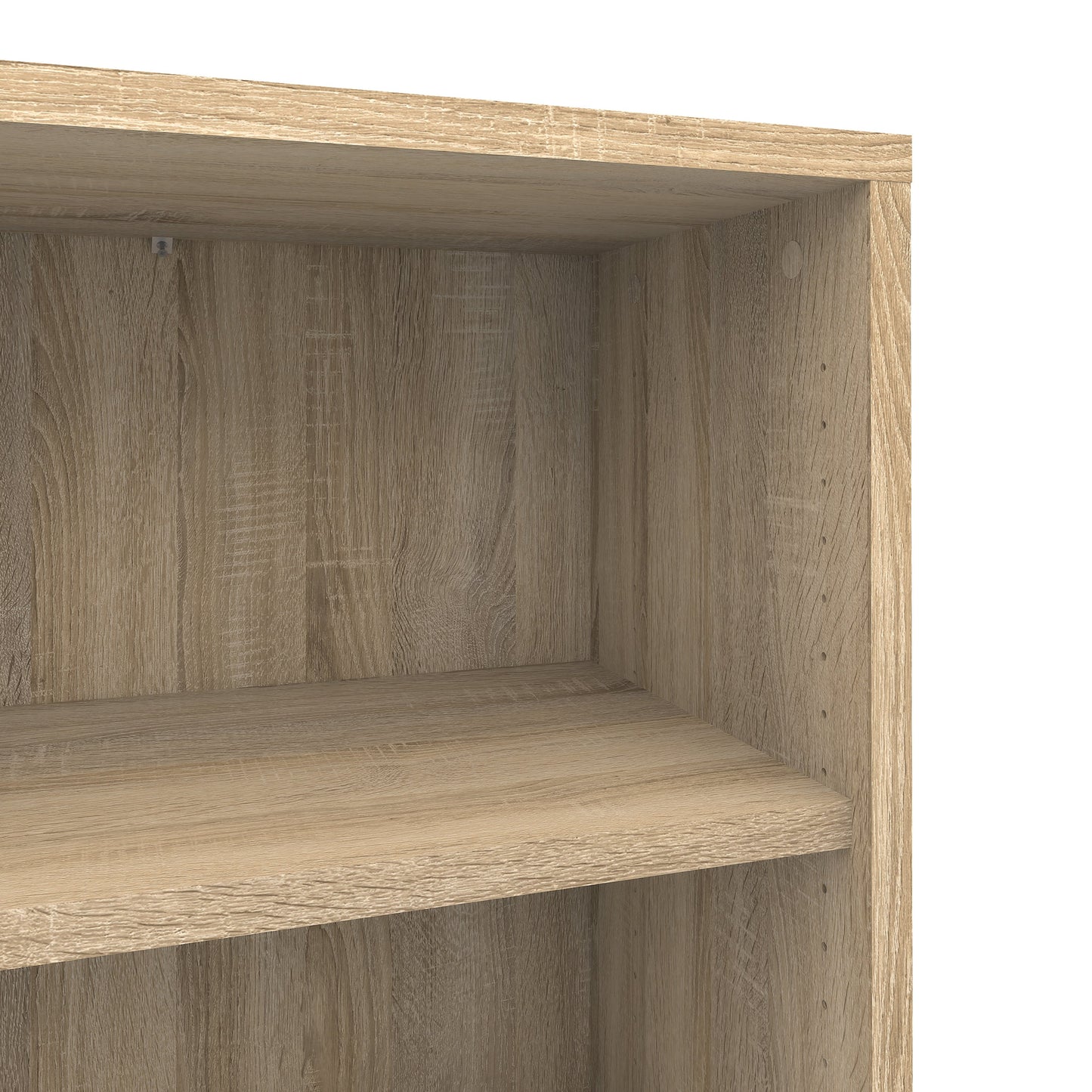 Cote | Furniture Prima Bookcase, 3 Shelves, 2 Drawers + 2 Doors - Oak Prima, Bookcases 7208042125ak