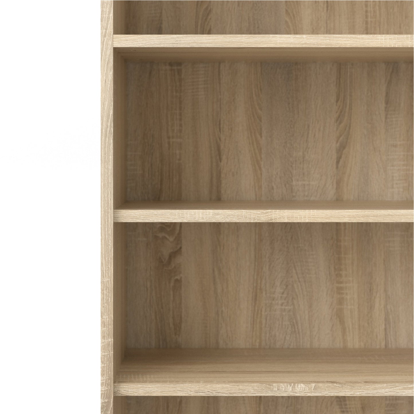 Cote | Furniture Prima Bookcase, 3 Shelves, 2 Drawers + 2 Doors - Oak Prima, Bookcases 7208042125ak