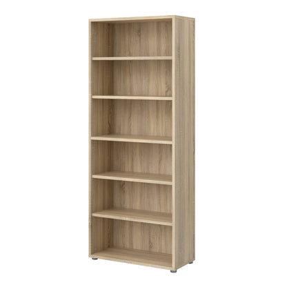 Cote | Furniture Prima Bookcase, 5 Shelves - Oak Prima, Bookcases 72080421ak