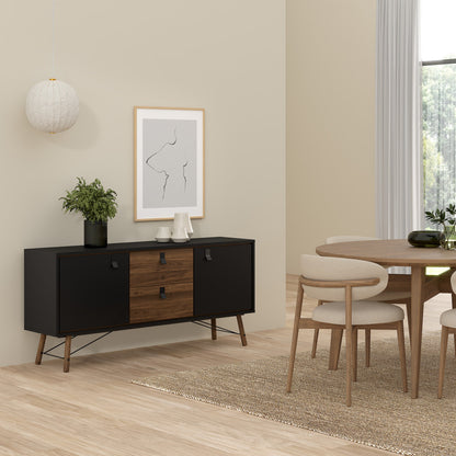 Cote | Furniture Ry Sideboard, 2 Door + 2 Drawer - Black Walnut Ry, Sideboards 72186006gmdj