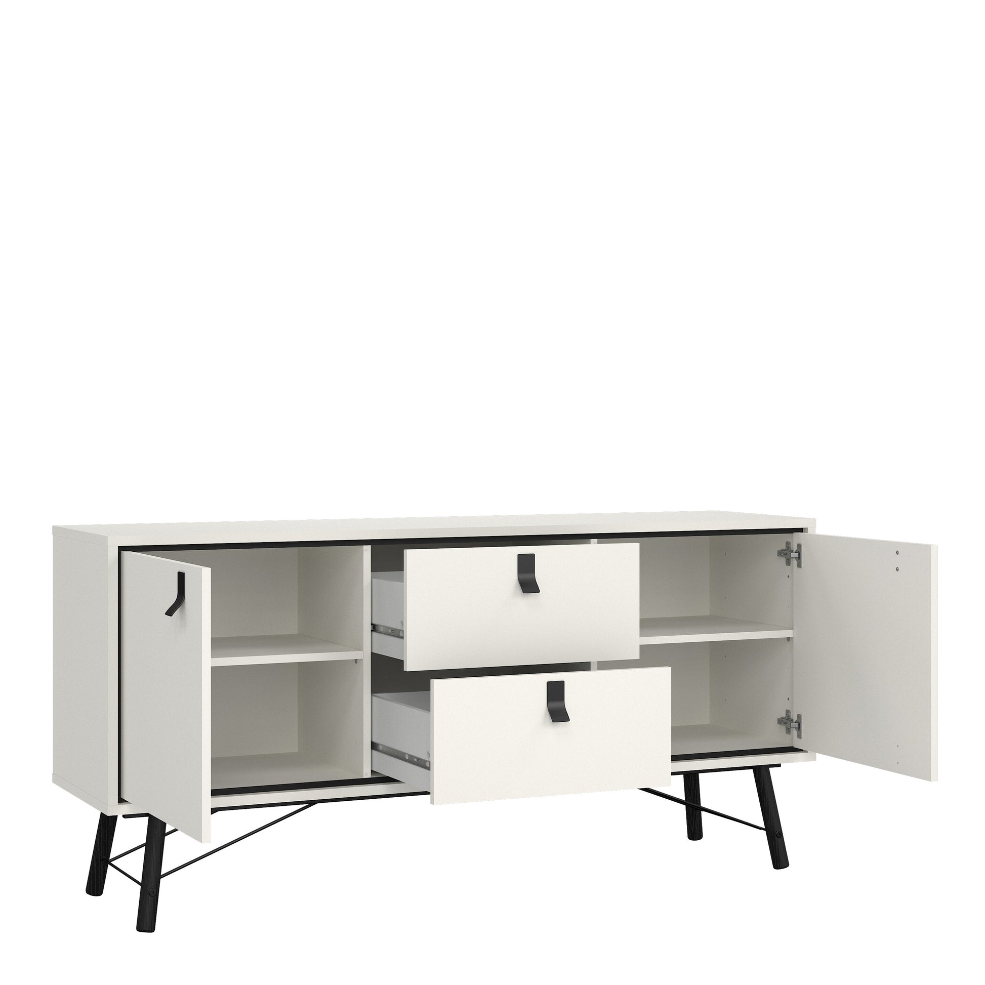 Cote | Furniture Ry Sideboard, 2 Door + 2 Drawer - White Ry, Sideboards 72186006gogo