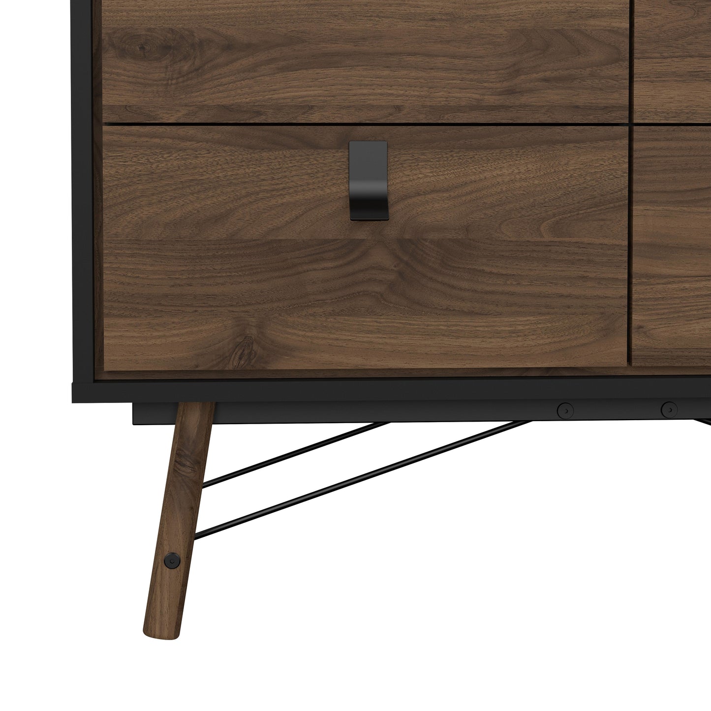 Cote | Furniture Ry Chest of Drawers, Double 6 Drawers - Walnut Ry, Chest of Drawers 72186013gmdj