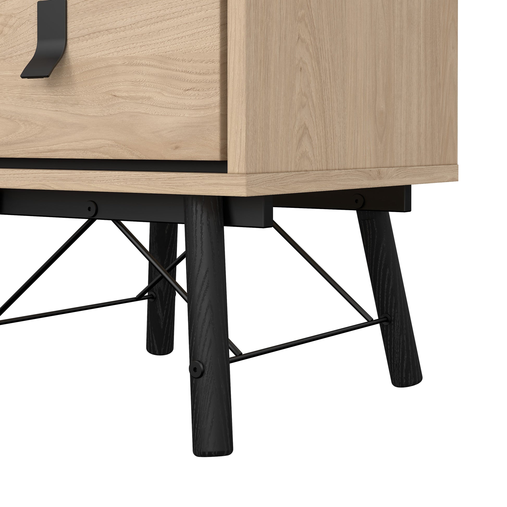 Cote | Furniture Ry Bedside Table, 2 Drawers - Oak Ry, Bedside Tables 72186014hlhl