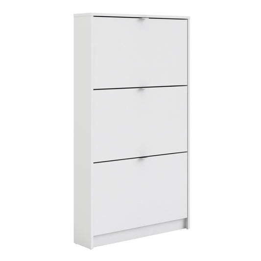 Cote | Furniture Shoes Shoe Storage, 3 Tilting Doors + 1 Layer - White Shoes, Shoe Storage 723590024949