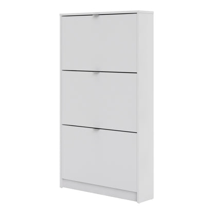 Cote | Furniture Shoes Shoe Storage, 3 Tilting Doors + 1 Layer - White Shoes, Shoe Storage 723590024949