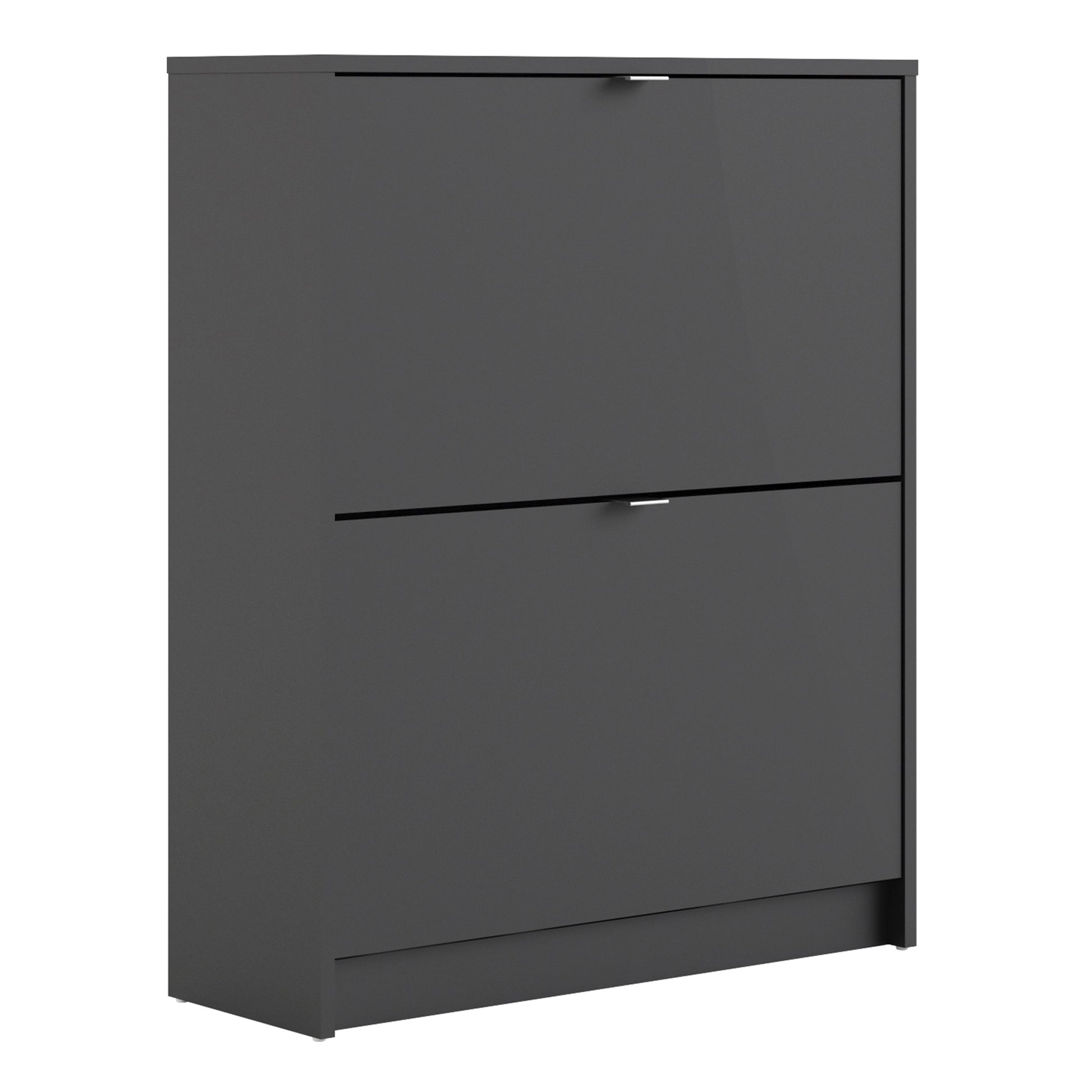 Cote | Furniture Shoes Shoe Storage, 2 Tilting Doors + 2 Layers - Black Shoes, Shoe Storage 72359005gmgm