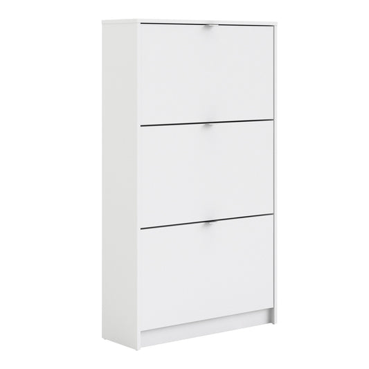 Cote | Furniture Shoes Shoe Storage, 3 Tilting Doors + 2 Layers - White Shoes, Shoe Storage 723590064949