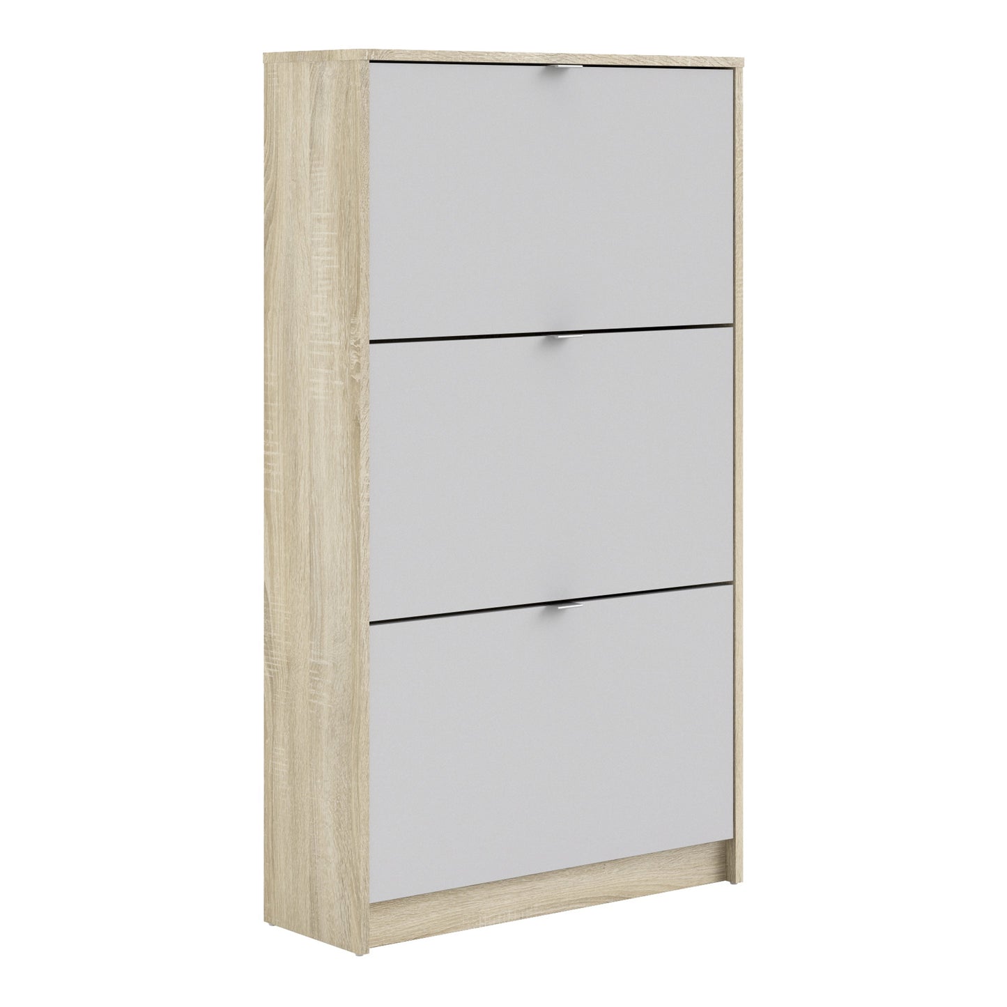 Cote | Furniture Shoes Shoe Storage, 3 Tilting Doors + 2 Layers - Oak & White Shoes, Shoe Storage 72359006ak49