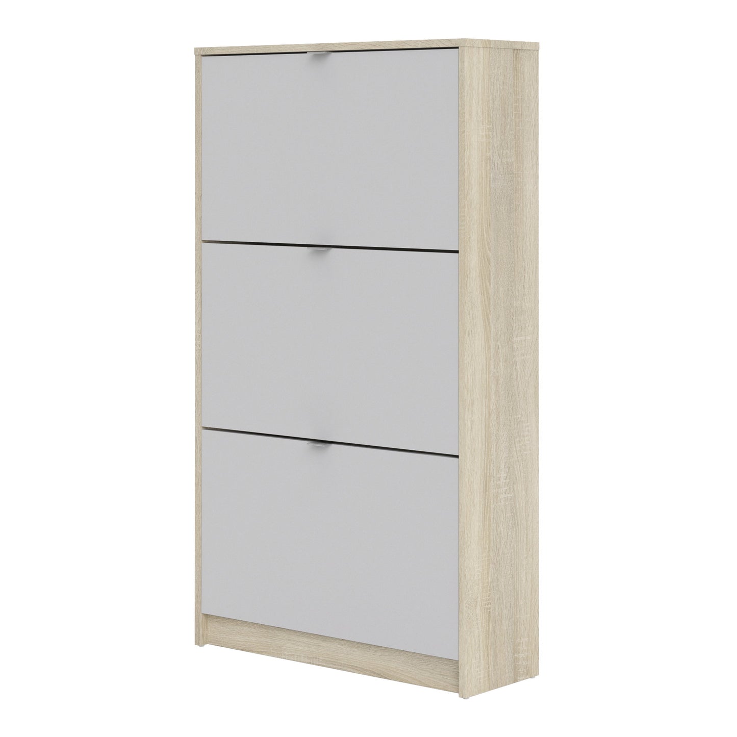 Cote | Furniture Shoes Shoe Storage, 3 Tilting Doors + 2 Layers - Oak & White Shoes, Shoe Storage 72359006ak49