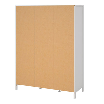 Cote | Furniture Barcelona Wardrobe 2 Doors, 1 Mirror Door + 2 Drawer - White Barcelona, Wardrobes 725796594949