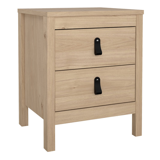 Cote | Furniture Barcelona Bedside Table, 2 Drawer - Oak Barcelona, Bedside Tables 72579660hlhl